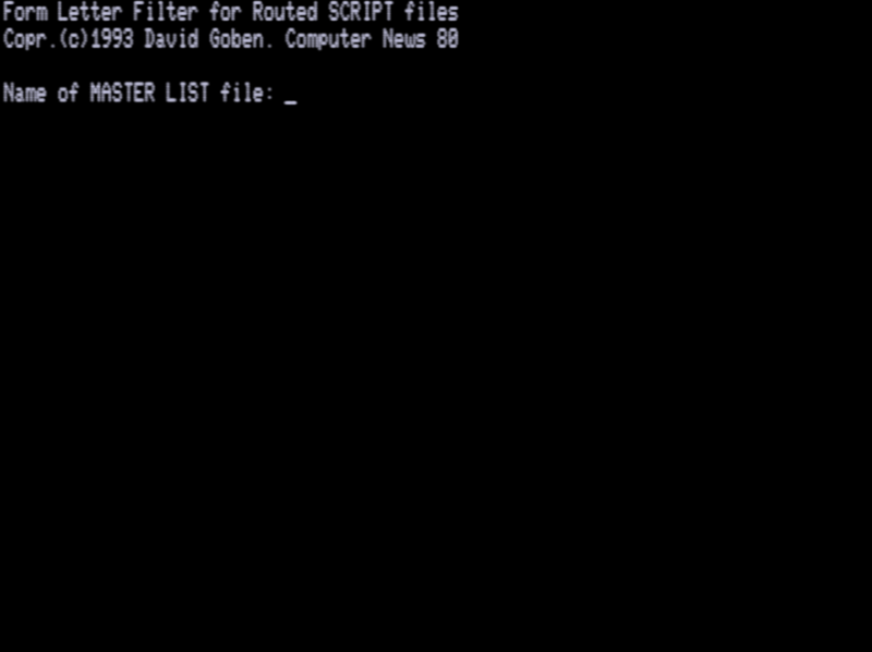 Screen shot